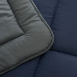 Karaca Kopfkissen & Bettdecken-Double Face Decke Blau-Mint 135x200 Blau01
