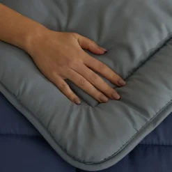 Karaca Kopfkissen & Bettdecken-Double Face Decke Blau-Mint 135x200 Blau01