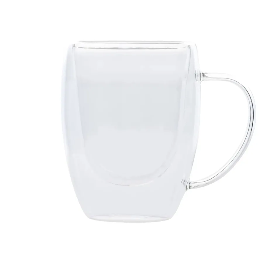 Karaca Gläser-Sets-Double Wall Borosilikat Glas Tassenet für 2 Personen 300 ml Farblös