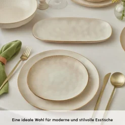 Karaca Tafelservice Für 12 Personen-Earth Collection Aria 55-teiliges Tafelservice für 12 Personen Beige Beıge01