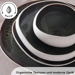 Karaca Tafelservice Für 12 Personen-Earth Collection New Galactic Weiß 59-Teiliges 12-Personen Geschirrset Weıß01