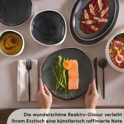 Karaca Tafelservice Für 12 Personen-Earth Collection New Galactic Weiß 59-Teiliges 12-Personen Geschirrset Weıß01