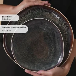Karaca Tafelservice Für 12 Personen-Earth Collection New Galactic Weiß 59-Teiliges 12-Personen Geschirrset Weıß01