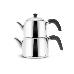 Karaca Teekannen-Edge Mini-Teekannen-Set Schwarz Schwarz01