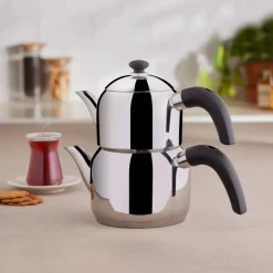 Karaca Teekannen-Edge Mini-Teekannen-Set Schwarz Schwarz01