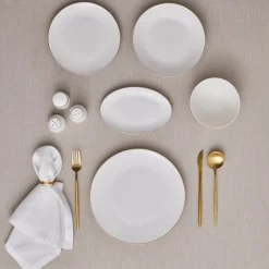 Karaca Tafelservice Für 12 Personen-Elegance Bone Esbelto 53-teiliges Tafelservice für 12 Personen – Gold