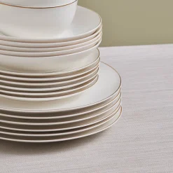 Karaca Tafelservice Für 12 Personen-Elegance Bone Esbelto 53-teiliges Tafelservice für 12 Personen – Gold