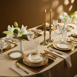 Karaca Tafelservice Für 6 Personen-Elegance Bone Isola 24-Teiliges Tafelservice Für 6 Personen, Mehrfarbig