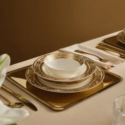 Karaca Tafelservice Für 6 Personen-Elegance Bone Isola 24-Teiliges Tafelservice Für 6 Personen, Mehrfarbig