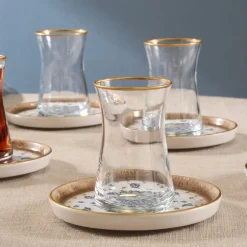 Karaca Teegläser Sets-Elena Teeset, 12-teilig, für 6 Personen