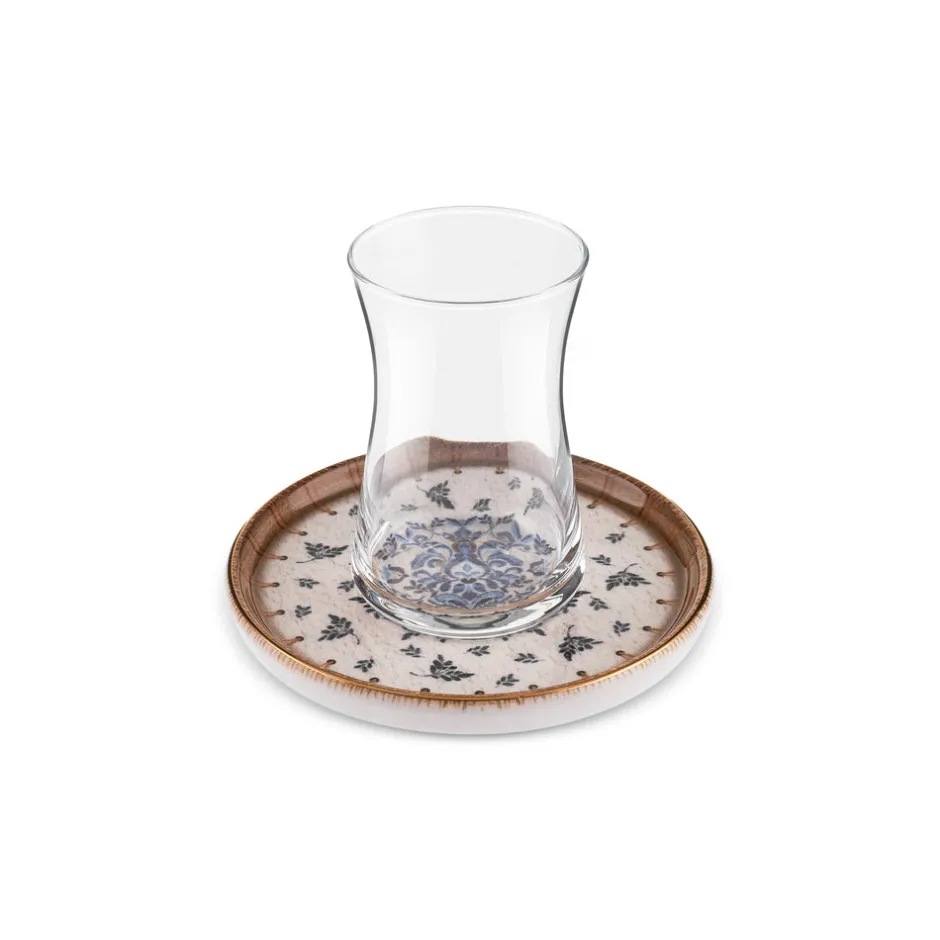 Karaca Teegläser Sets-Elena Teeset, 12-teilig, für 6 Personen