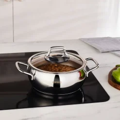 Karaca Stahltopf-Emirgan Induktions Stahltopf, 18 cm