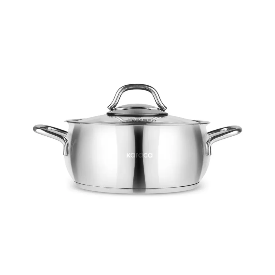 Karaca Stahltopf-Emirgan Induktions Stahltopf, 18 cm