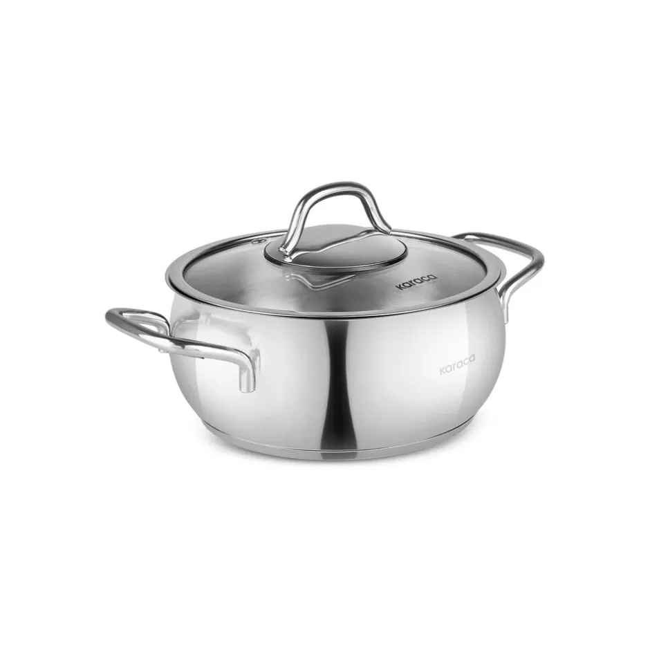 Karaca Stahltopf-Emirgan Induktions Stahltopf, 18 cm