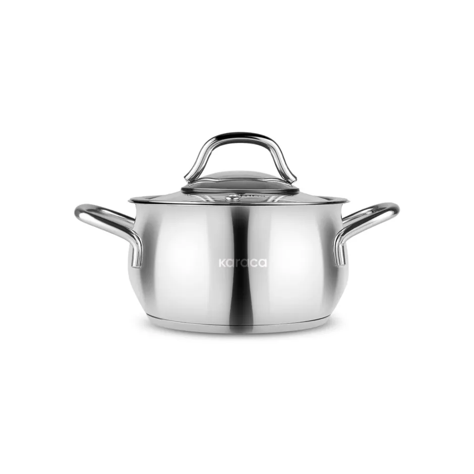 Karaca Stahltopf-Emirgan Induktions Stahltopf, 14 cm