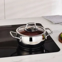 Karaca Stahltopf-Emirgan Induktions Stahltopf, 16 cm