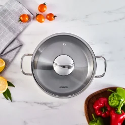 Karaca Stahltopf-Emirgan Induktions Stahltopf, 24 cm