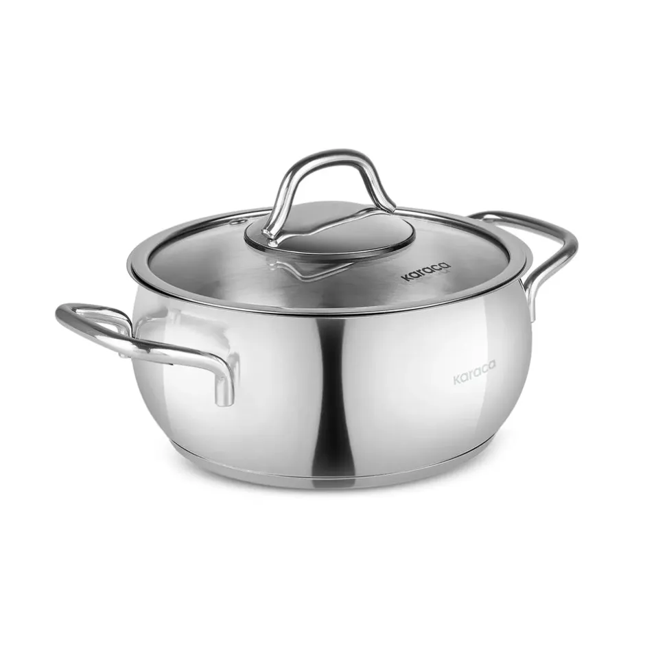 Karaca Stahltopf-Emirgan Induktions Stahltopf, 24 cm