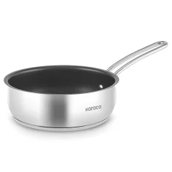 Karaca Stahlpfanne-Emirgan Stahlpfanne, 24cm, Silber