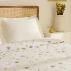 Karaca Tagesdecke Set-Emma Piquédecke aus 100 % Baumwolle, 200 × 220 cm, Gelb