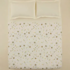 Karaca Tagesdecke Set-Emma Piquédecke aus 100 % Baumwolle, 200 × 220 cm, Gelb