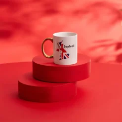 Karaca Mugs & Kaffeebecher-England Tasse ,350 ml Multıfarben