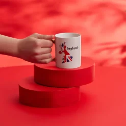 Karaca Mugs & Kaffeebecher-England Tasse ,350 ml Multıfarben