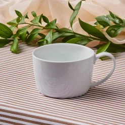 Karaca Mugs & Kaffeebecher-Epsilon Porzellanbecher, 680 ml, Weiß