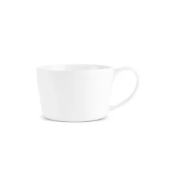 Karaca Mugs & Kaffeebecher-Epsilon Porzellanbecher, 680 ml, Weiß