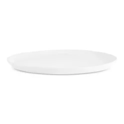 Karaca Speiseteller-Epsilon Servierplatte aus Porzellan, 35,5 cm, Weiß