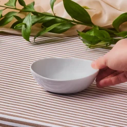 Karaca Schüssel/Bowl-Epsilon Snackschale aus Porzellan, 12 cm, Weiß Weıß01