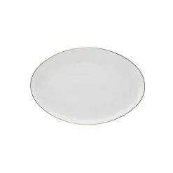 Karaca Tafelservice Für 12 Personen-Esbelto 12 Personen Geschirrset, 56 Teilig, New Generation Bone, Gold