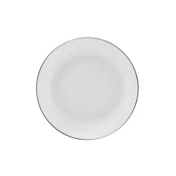 Karaca Tafelservice Für 12 Personen-Esbelto 12 Personen Geschirrset, 56 Teilig, New Generation Bone, Gold
