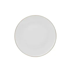 Karaca Tafelservice Für 12 Personen-Esbelto 12 Personen Geschirrset, 56 Teilig, New Generation Bone, Gold