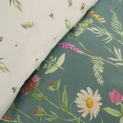 Karaca Bettwäsche-Evergreen Renforcé Bettwäsche-Set, Einzelbett, Grün
