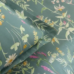 Karaca Bettwäsche-Evergreen Renforcé Bettwäsche-Set, Einzelbett, Grün