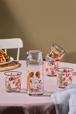 Karaca Gläser-Sets-Face 5-teiliges Glas-Set Multıfarben