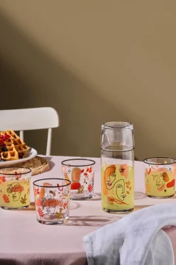 Karaca Gläser-Sets-Face 5-teiliges Glas-Set Multıfarben