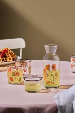 Karaca Gläser-Sets-Face 5-teiliges Glas-Set Multıfarben