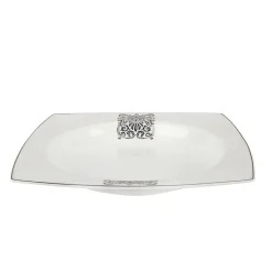 Karaca Tafelservice Für 12 Personen-Fine Bone New Lotus 60 Pieces Dinnerware Set Square Whıte01