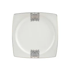Karaca Tafelservice Für 12 Personen-Fine Bone New Lotus 60 Pieces Dinnerware Set Square Whıte01