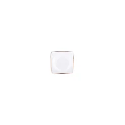 Karaca Frühstücksgeschirr|Frühstücksset Für 6 Personen-Fine Pearl Agate für 6 Personen Perle Quadrat Frühstücksset und Servierschalen, 26 Teilig Gold