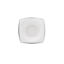 Karaca Frühstücksset Für 6 Personen-Fine Pearl Agate Platin 26-teiliges Frühstücksset und Servierschalen für 6 Personen Quadratisch Platın
