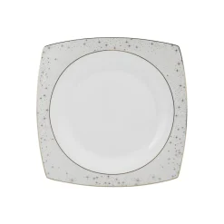 Karaca Frühstücksgeschirr|Frühstücksset Für 6 Personen-Fine Pearl Antares 26-teiliges quadratisches Frühstücksset und Servierschalen Perlmutt für 6 Personen Weıß01