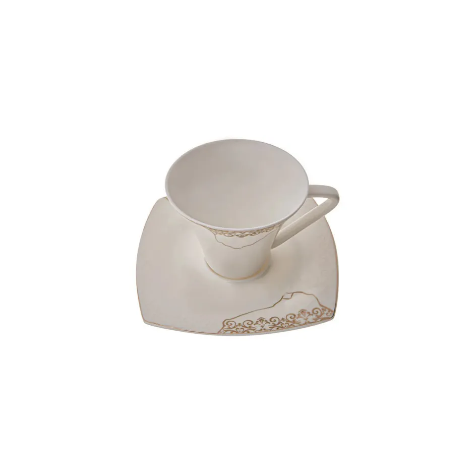 Karaca Frühstücksset Für 6 Personen-Fine Pearl Era 26-teiliges Frühstücksset und Servierschalen für 6 Personen Weıß01