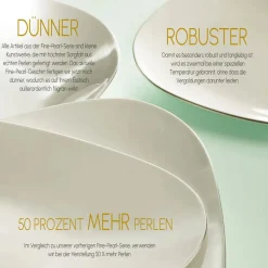 Karaca Tafelservice Für 12 Personen-Fine Pearl Extra Chanak 62-Teiliges 12-Personen Geschirrset Gold