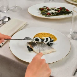 Karaca Tafelservice Für 12 Personen-Fine Pearl Extra Chanak 55-teiliges Tafelservice für 12 Personen, Gold