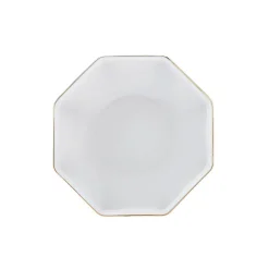Karaca Tafelservice Für 12 Personen-Fine Pearl Extra Eight Corner 62-Teiliges 12-Personen Geschirrset Gold