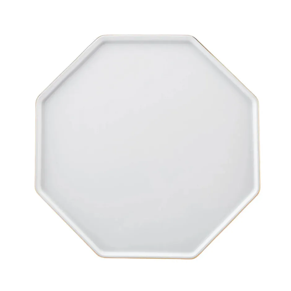 Karaca Tafelservice Für 12 Personen-Fine Pearl Extra Eight Corner 62-Teiliges 12-Personen Geschirrset Gold
