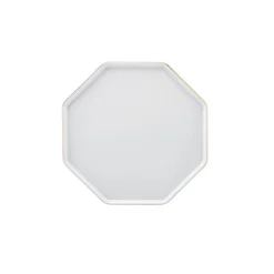 Karaca Tafelservice Für 12 Personen-Fine Pearl Extra Eight Corner 62-Teiliges 12-Personen Geschirrset Gold